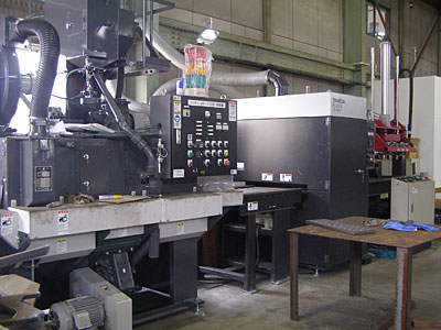 バリ取り＆ショットスプライスライン